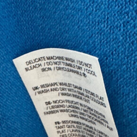 Boden Catriona Cotton Cardigan | Medium | Brilliant Blue - Picture 7 of 8